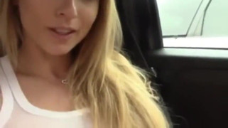 Horny in Her Car