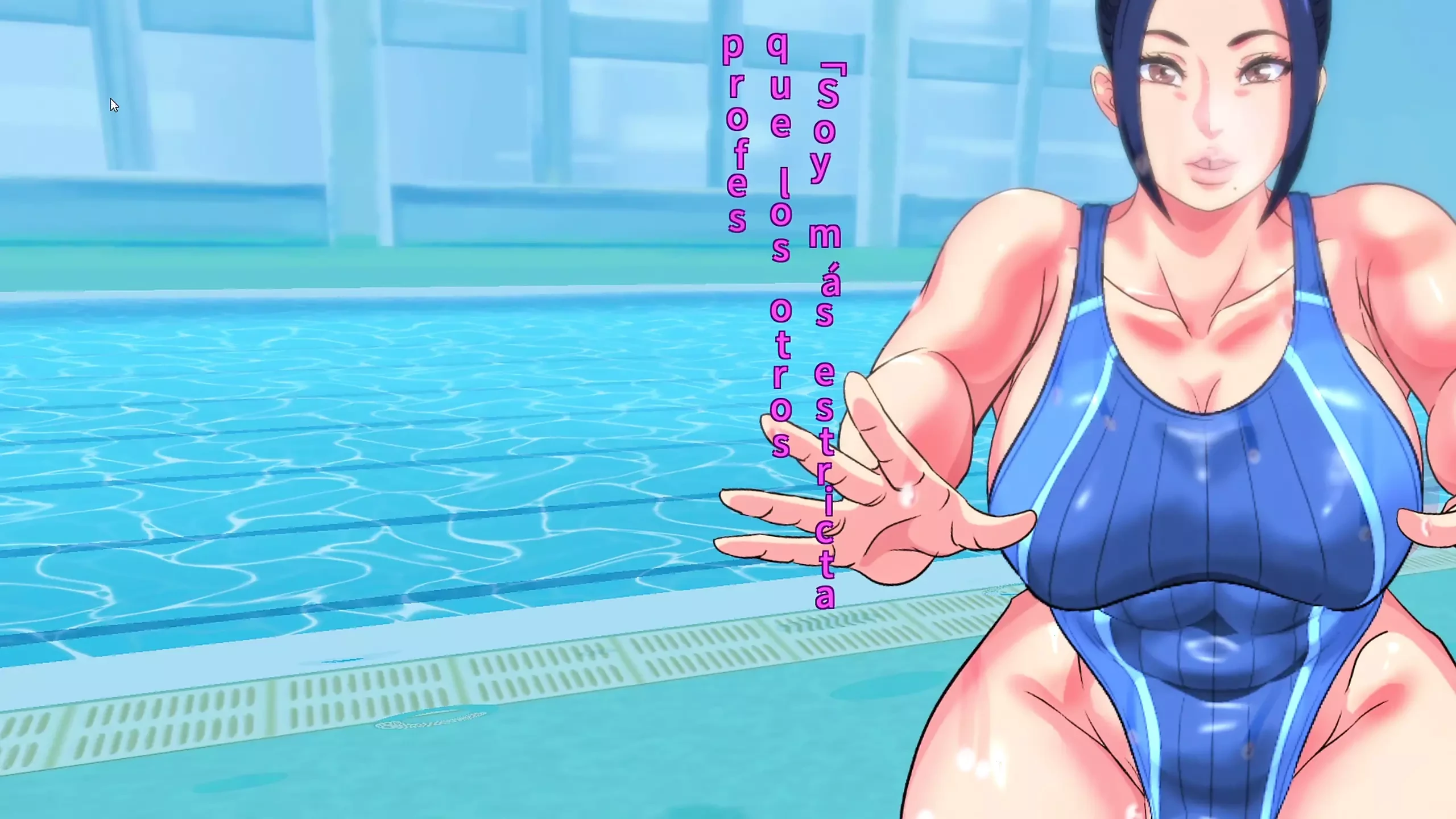 Married Woman Fucking in the Pool While Her Husband Works - Workouts with Aya