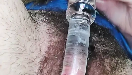 Пробуя новую стеклянную игрушку, я оставила все тесто