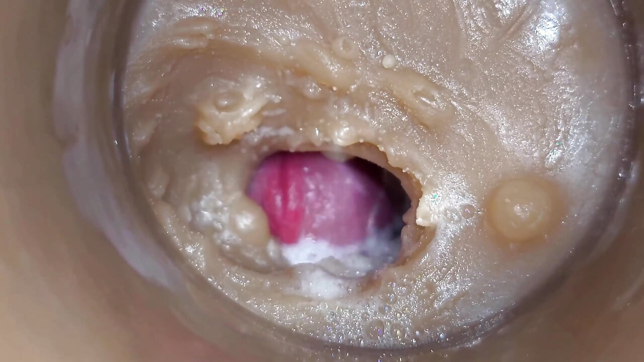 ASMRのディーププッシーがキャプチャされた過剰摂取の精液射精4K