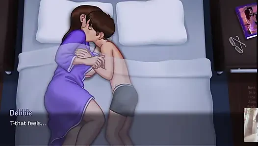 Мачеха милфа не ожидала этого!! Мачеху с большими сиськами трахнули в постели ночью