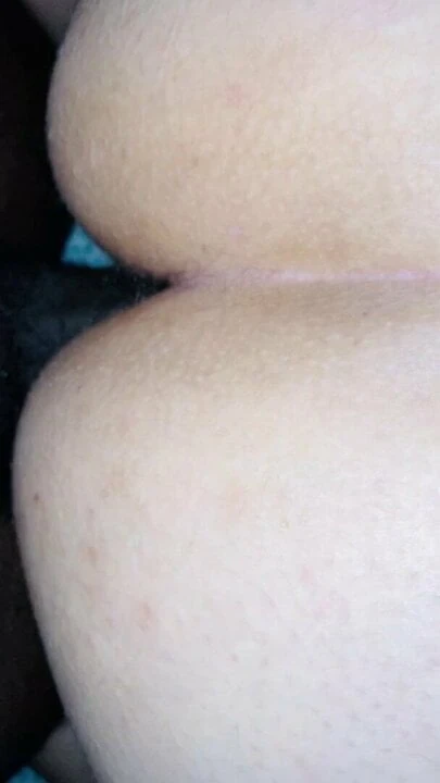 Beating my wet pussy from the back