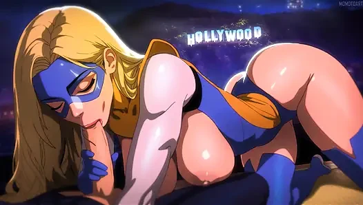 Hollywood'da sarışın blazer gece seksi
