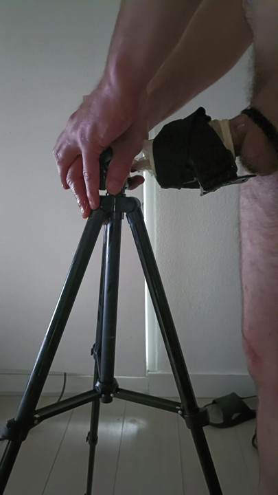 Τρίποδο και δοκιμή κάμερας.