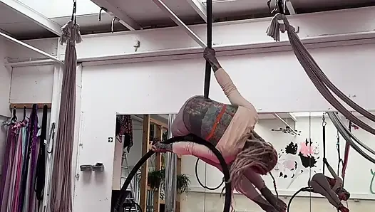 Do you like my dance on the aerial hoop for you ?