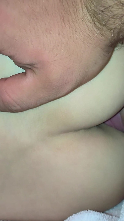 Stepbrother Fucks Me Hard with His Huge Cock From Behind and Fills My Tight Vulva with Lots of Cum. Moans and Orgasm