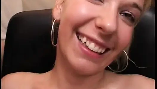 She loves sucking on a bunch of cocks