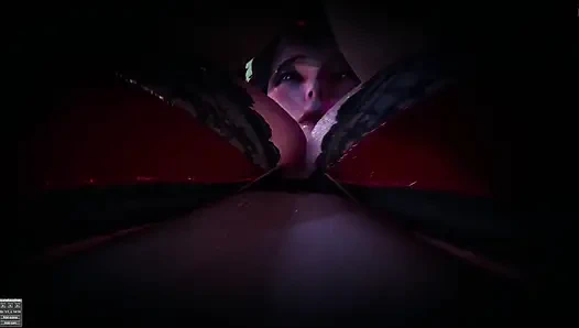 B018 große brust drückt und speichel-hölle