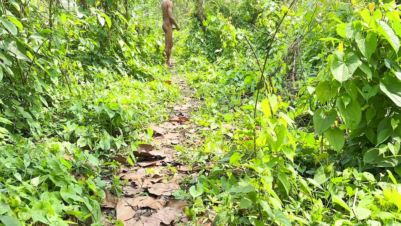 Roaming naked and doing fun in jungle and public place