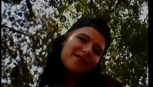 Is she masturbating it or not?