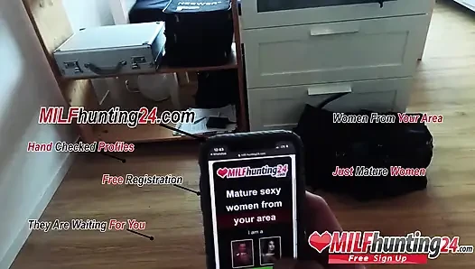 The MILF Hunter Hunts Down a Raunchy Gothic MILF and Bangs Her in His Fuck Flat