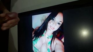 Cum Tribute for sexy argentine with big boobs