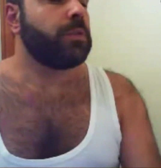 Charming bearded bear 050419