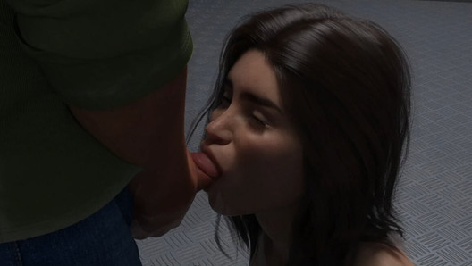 Jack baise la bouche de sa demi-sœur