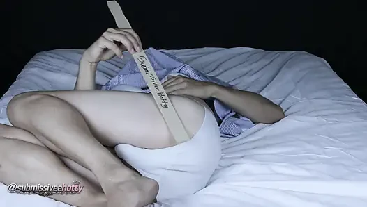 Subscriber Turned Me Into a Femboy Blue Dress & Lingerie Transformation