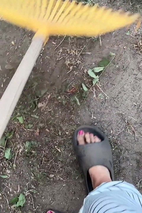 Dirty Feet in the Garden