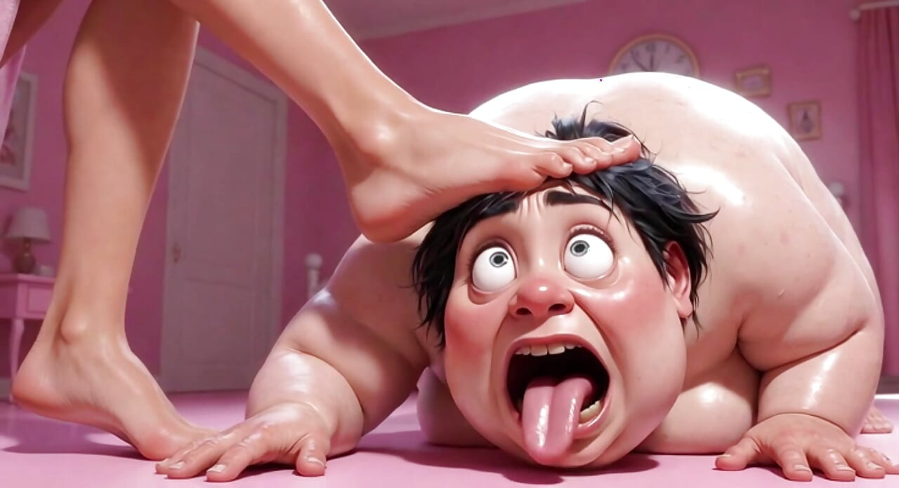 Fat Ugly Woman Degraded - Lick Beautiful Girl's