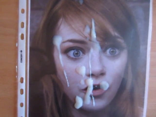 Emma Stone cum tribute #1