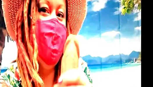 Watch me stroke the dildo as I sissify you