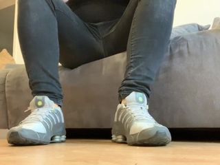 Nylonfeet Feet in Nylon after work