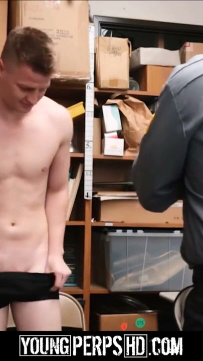Straight Blonde Jock Thief Sex With Gay Bear Officer | Clip 1