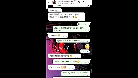 Kursu geçmek için öğretmenimle ateşli sohbet - nati sweet - natasha caseros