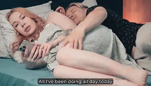 Taboo Blonde Step Mom Massive Natural Tits Phat Ass Takes Double Creampie In Secret Shared Bed Mix-Up With Step Son
