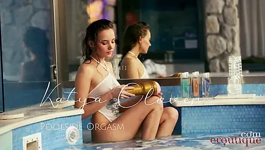Katya clover - havuz kenarında orgazm