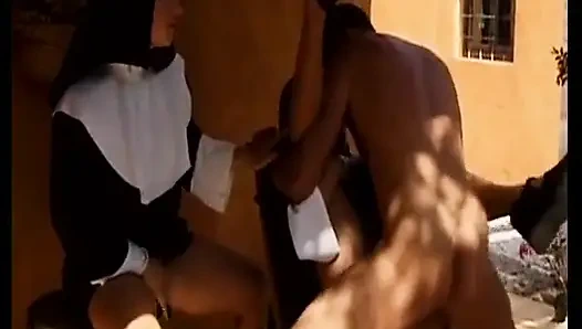 German MILF with Naturals Gets Drilled in FFM Fetish Threesome