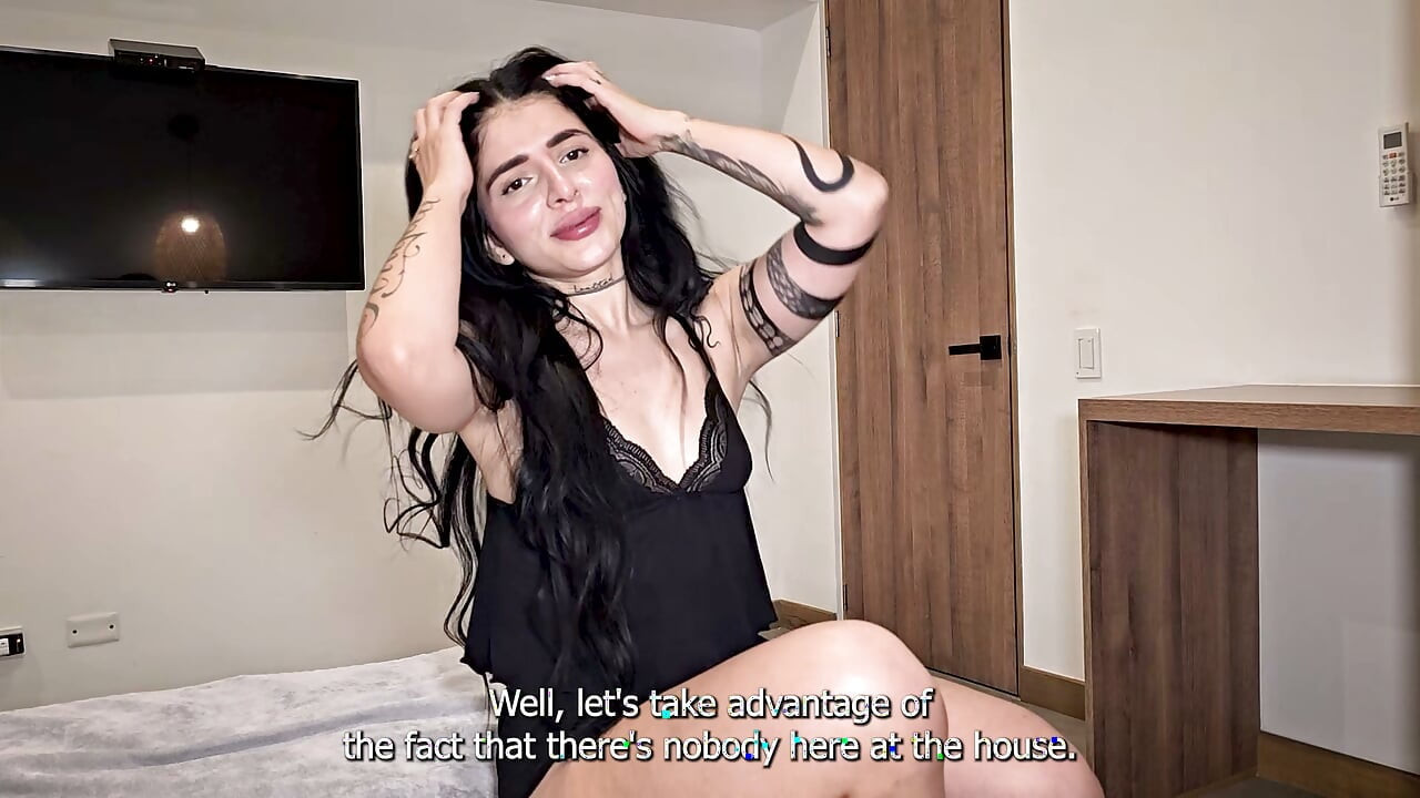 I caught my stepbrother masturbating and offered him my pussy to cum in - Abby Montano and POV Jaywill