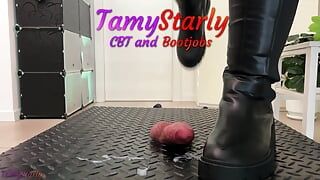 Blasting Genitals in Black Riding Boots - Cock Crush, Trample, Crushing, Trampling, Bootjob, Shoejob, Ballbusting, CBT, Stomp