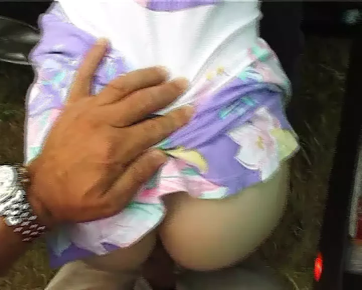 Uncle rides with hitchhiker in the forest