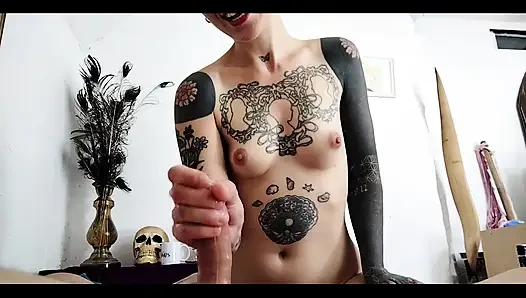 POV Handjob - I'm in Love with His Dick!