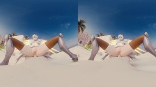 Mercy騎乗位音-変態VRポルノビデオ