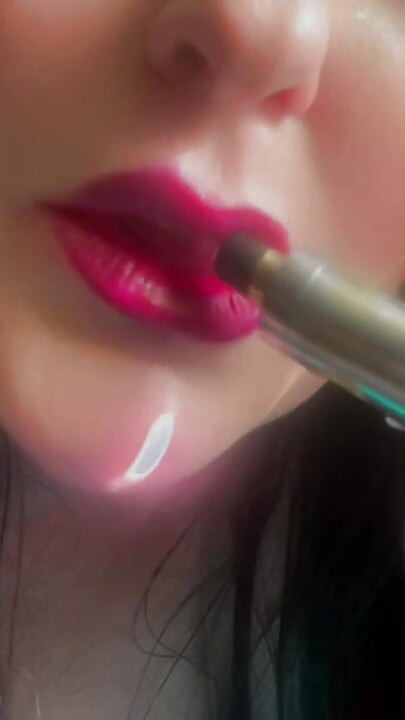 Røykende Varm Rosa Forførende Lepper & Sakte Film Vapor Bliss