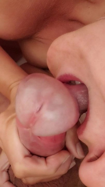 Sensitive blowjob