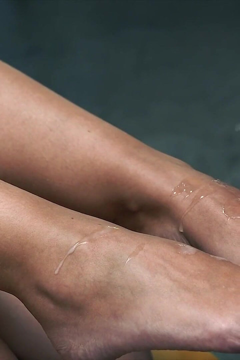 21 Naturals - Classy Blonde Helena Moeller Gets Her Pretty Feet Covered in Cum