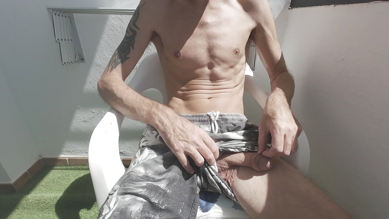 Mutual Masturbation On Our Hotel Balcony