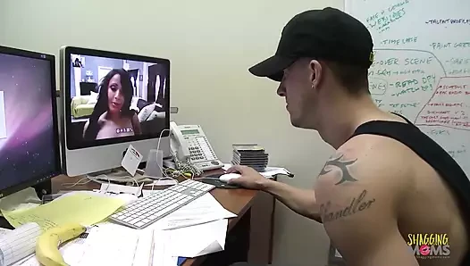 Busty MILF Knees Down to Suck a Cock Before Getting Banged