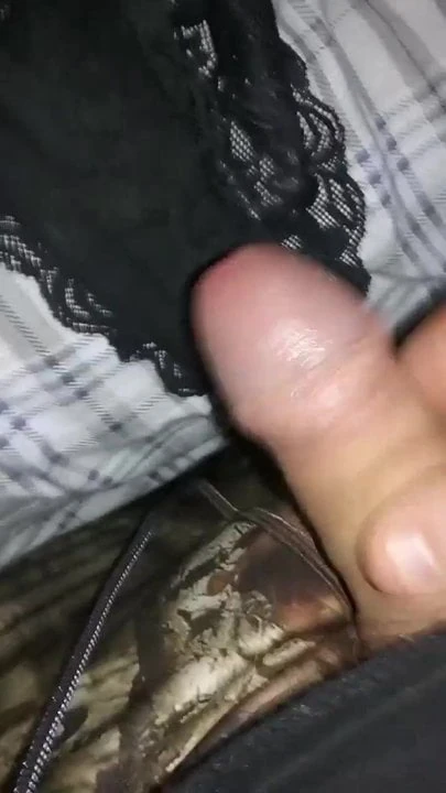 cumming on gf's panties while away at work