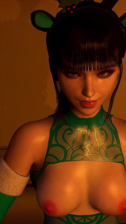 Tifa & Eve Christmas Threesome (FF7 & Stellar Blade Animation) Part 1 | Clip 1