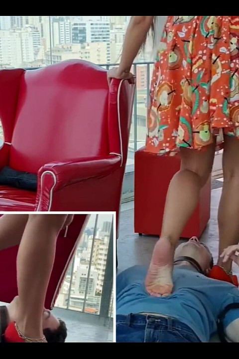 Goddess Kiffa Sadistic Boss Ep 2 - Male Defender Employee Got Foot Gagging From Sexy Boss