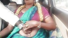 Volledige video, stiefmoeder autoseks, Telugu vuile praat.