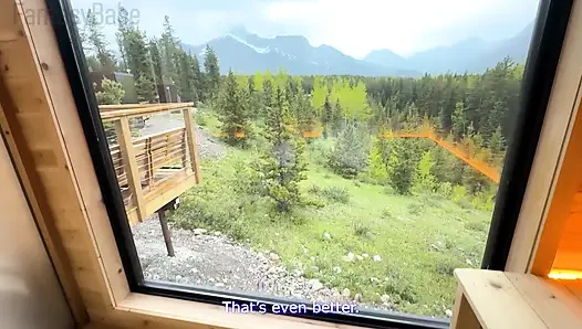 Busty Married Babe Cheats with Stranger in Sauna (No Condom)