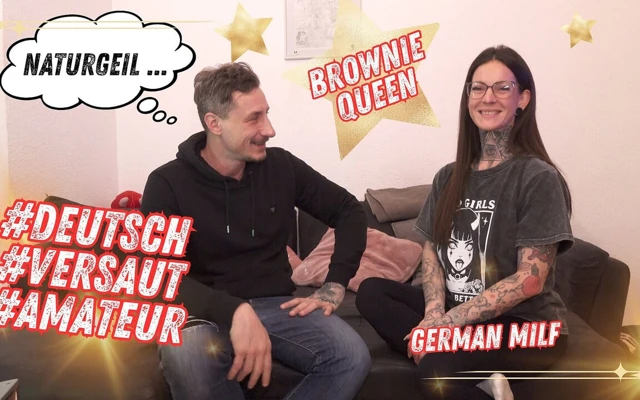 Brownie Queen Pisses off and Gets Mouth Fuck