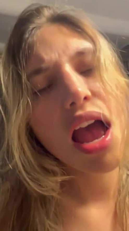 Two lesbian babes touching their wet pussies | Clip 1