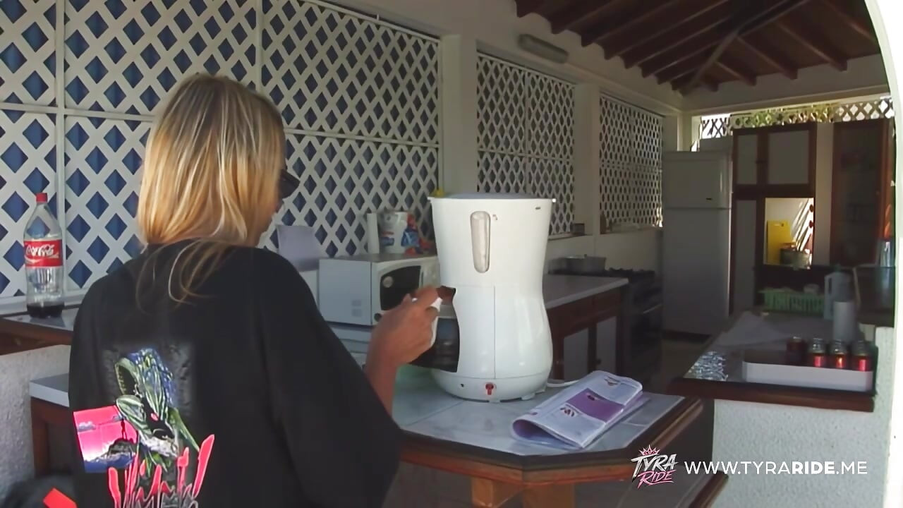 Blonde MILF Rides Hard on Beach and Bedroom for Intense