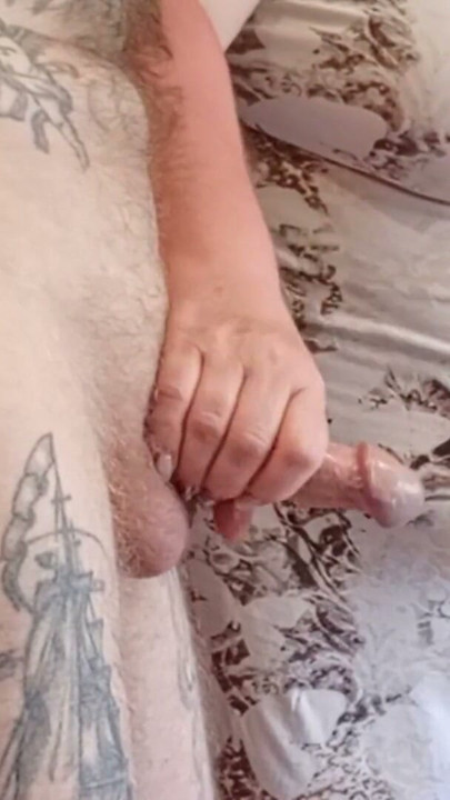 Stepmom saw my dick and started jerking it off until I cum | Clip 1