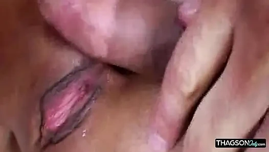 Prolapsing Anal Rosebud Dripping Sloppy After Fisting