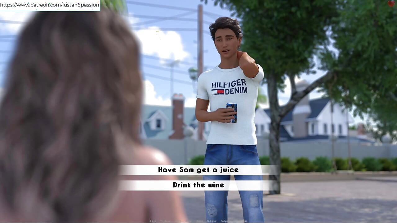 Awam - Sam ayudó a Sophia con el césped a tener una gran vista